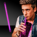 Premium 9" Glow Straw - Pink